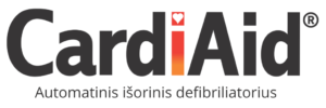 CardiAid automatinis išorinis defibriliatorius logotipas
