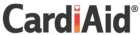 CardiAid logotipas – automatinis išorinis defibriliatorius